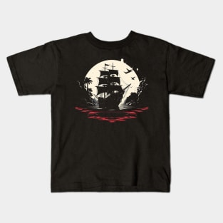 pirate ship Kids T-Shirt